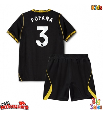 Chelsea Wesley Fofana #3 Replica Away Stadium Kit for Kids 2026-27 Short Sleeve (+ pants)